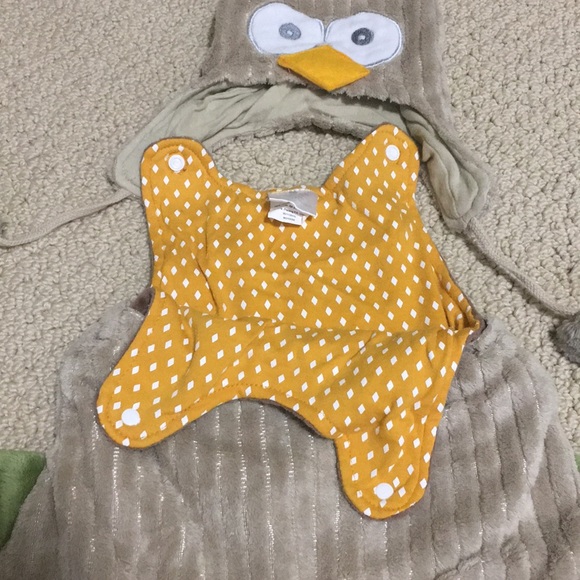 Baby Aspen “Little Night Owl” sleep sack and cap - Picture 5 of 5